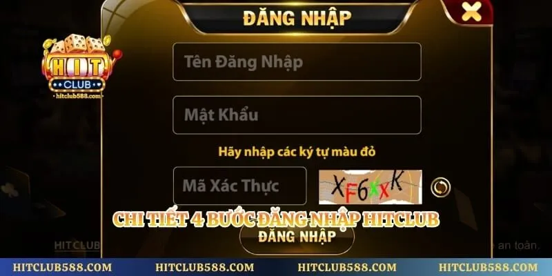 Đăng Nhập Hitclub 2 Chi tiết 4 bước đăng nhập Hitclub